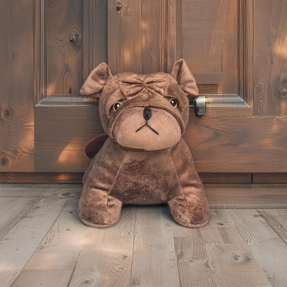 Chocolate Brown French Bulldog Door Stopper