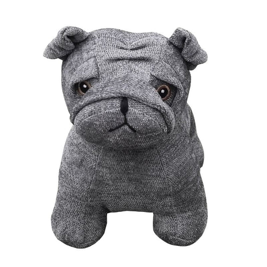 Grey French Bulldog Door Stopper