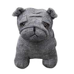 Grey French Bulldog Door Stopper