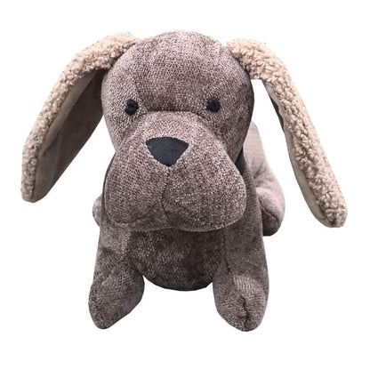 Brown Fabric Dachshund Door Stopper