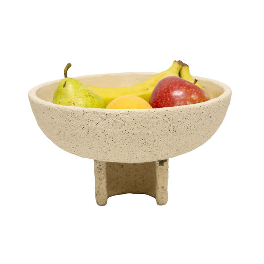 Contemporary Curve-Base Textured Bowl 25x25x14cm