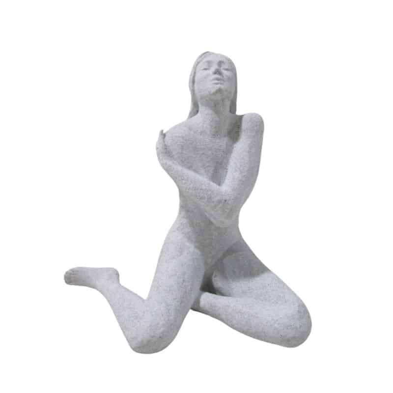 Lady Statue w/Folded Arms 19x15x22.5cm