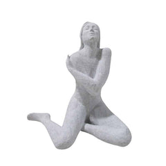 Lady Statue w/Folded Arms 19x15x22.5cm