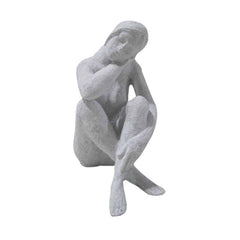 Lady Statue w/Hand on Shoulder 17x11x21cm
