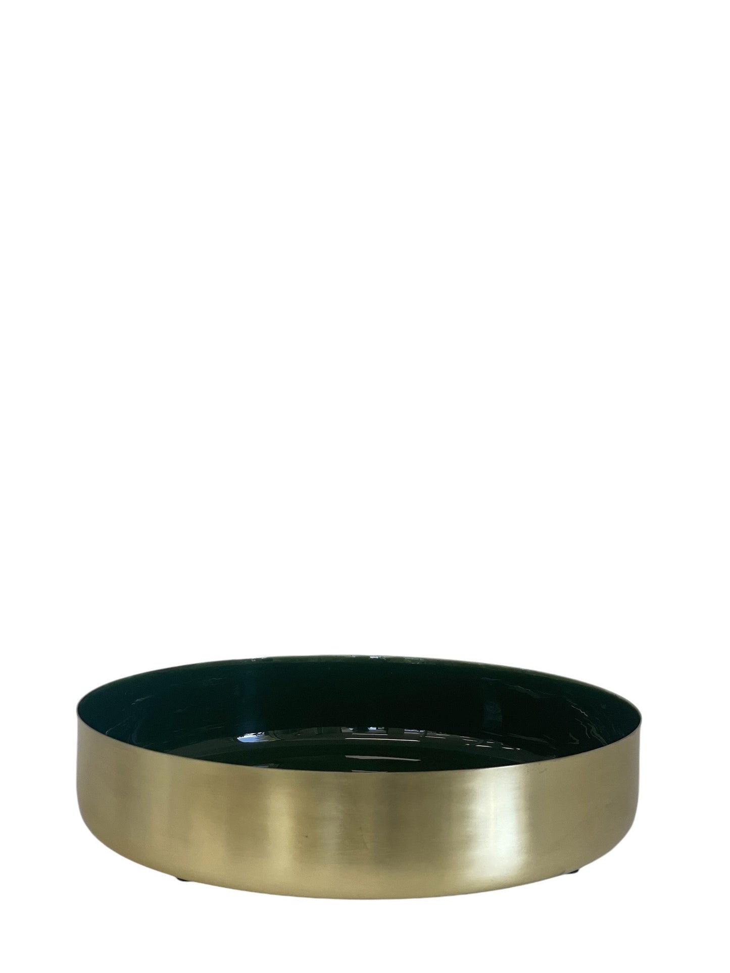 88E Gold/Forest Bowl Straight Edge 30Cm
