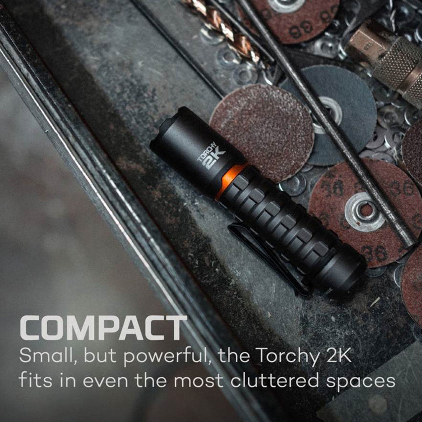 Torchy 2K (Usb C), Rechargeable Flashlight