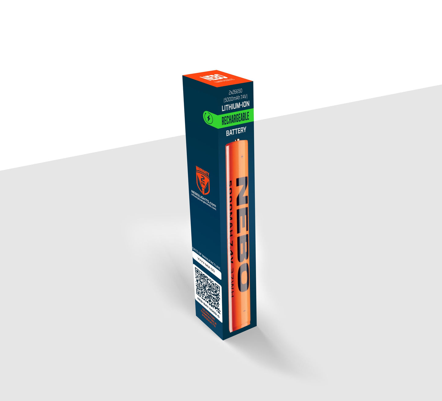 Nebo Rechargeable Battery 2 X 26650