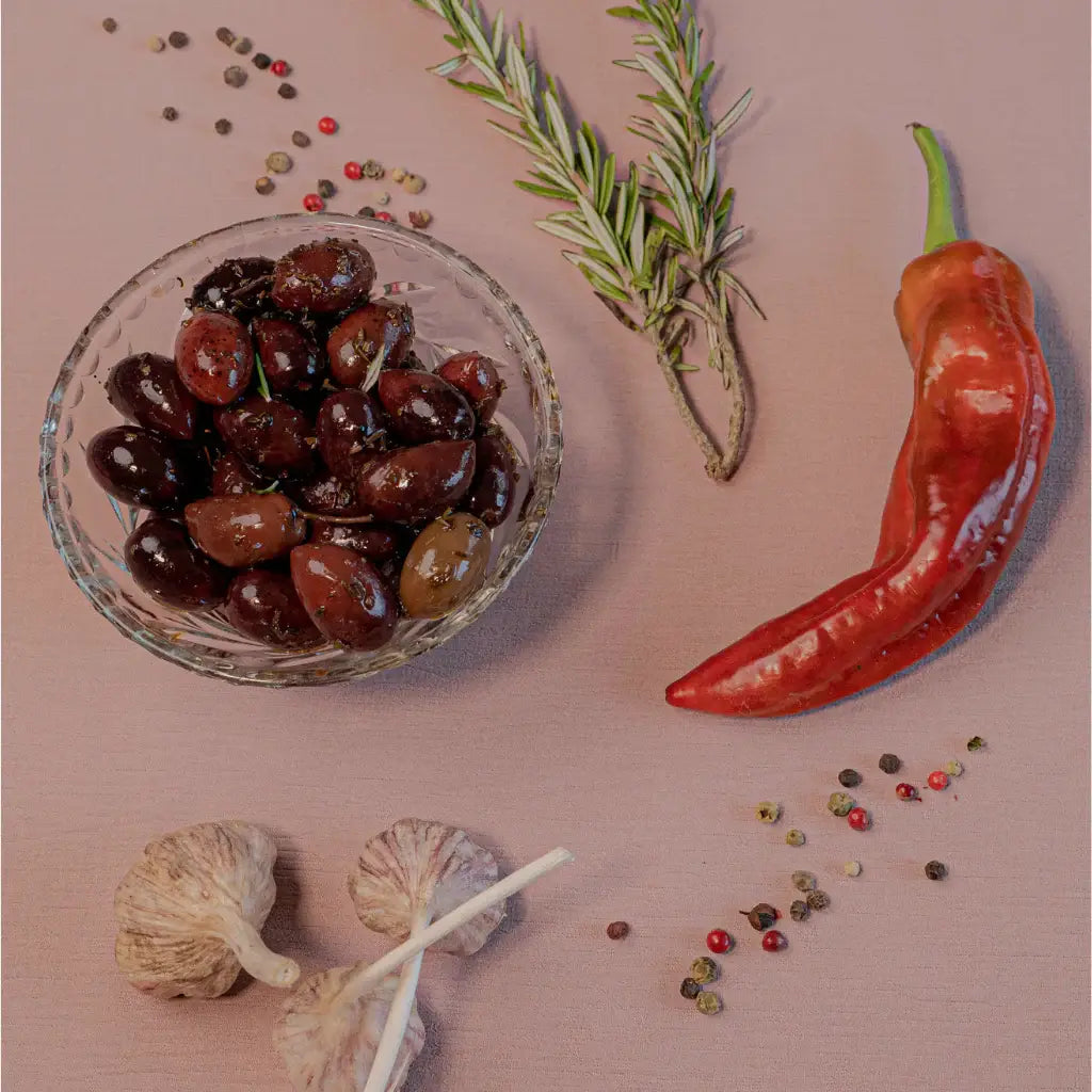 Pitted Kalamata - Chilli & Herbs