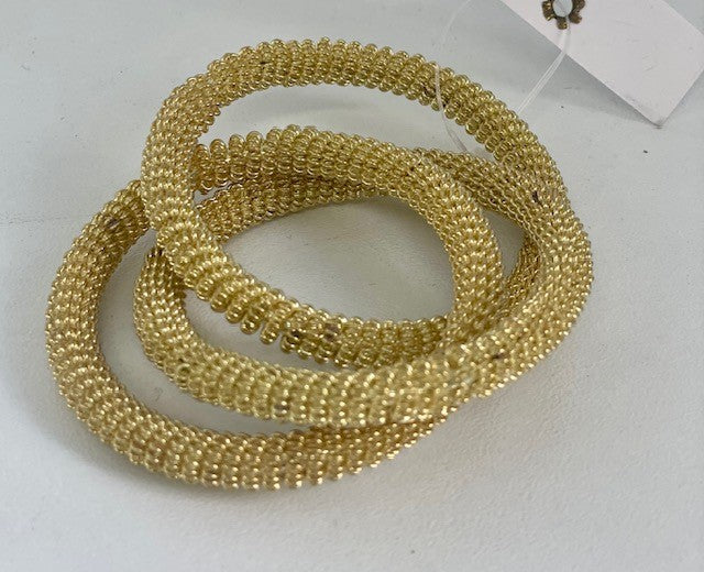 8C Wedder Rings Napkin Gold:Set Of 12