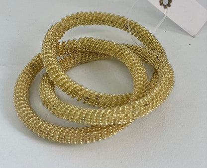 8C Wedder Rings Napkin Gold:Set Of 12