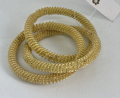 8C Wedder Rings Napkin Gold:Set Of 12