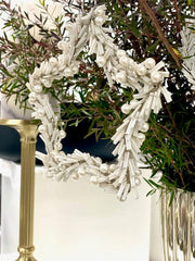 8N - Beaded Star White Pearls