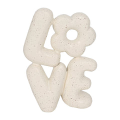 Love w/Flower Decorative Ornament 13.5x16x18.5cm
