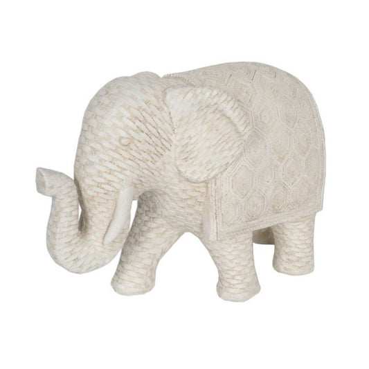 Woven Look Dad Elephant Ornament 30x12.5x20.5cm