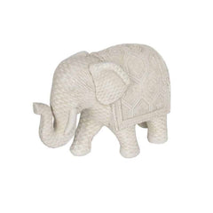 Woven Look  Elephant Ornament 17x7.5x12cm