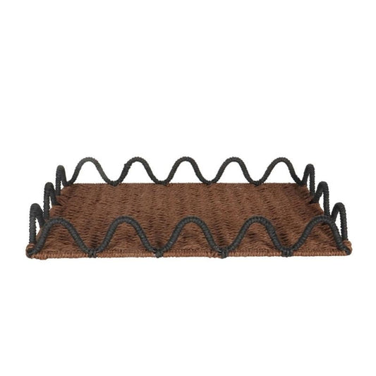 48cm Designer Contemporary  Tray 48x6x30cm