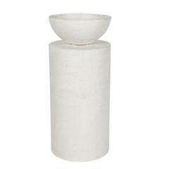 Feature Round Pillar w/Planter 30x30x70.5cm