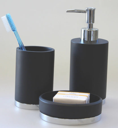 27G - Noir And Chrome Soap Dispenser