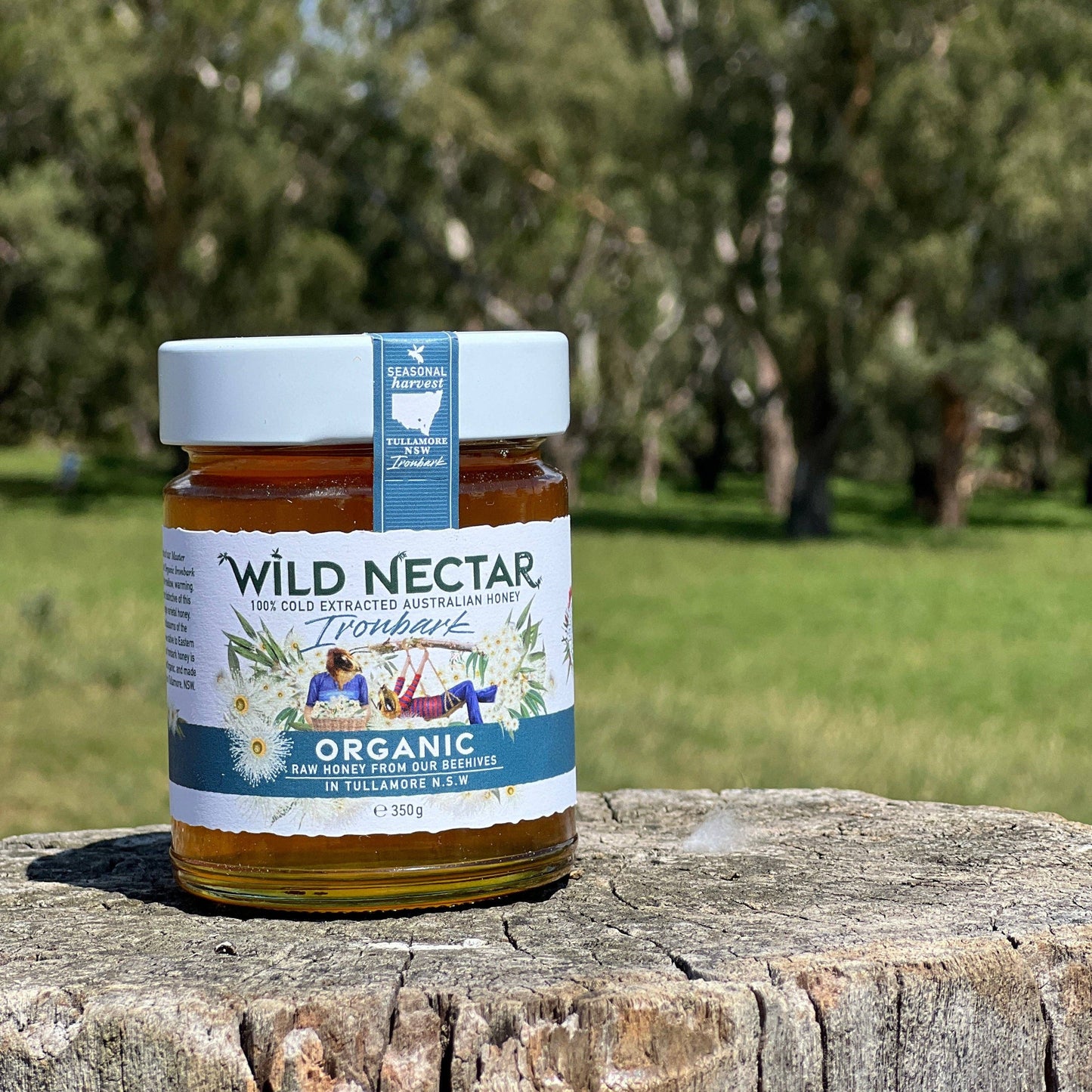 Ironbark Organic Australian Honey - 350g Jar