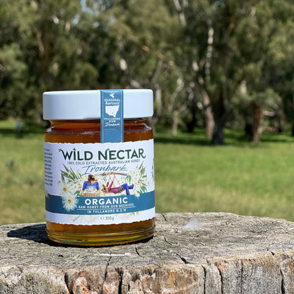 Ironbark Organic Australian Honey - 350g Jar