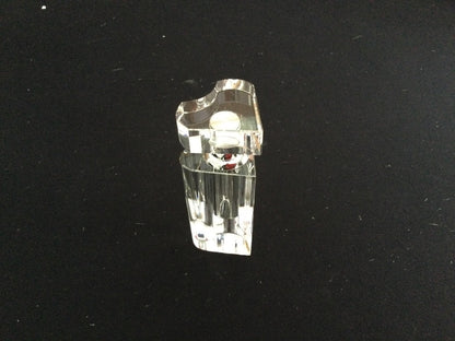 96T - Crystal Perf Bottle Heart Cut Lid 10Cm