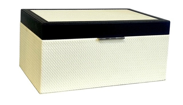 98D Coco Cream Black Decor Large 30X20X14