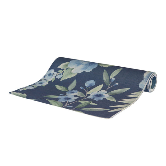 Camilla Dark Blue Digital Table Runner
