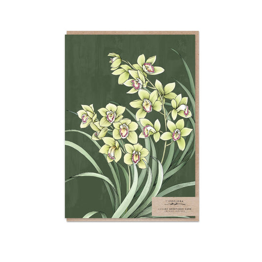 Orchid Portrait Card