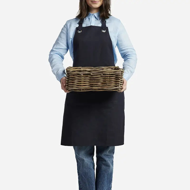 Arlington Low Rectangular Kubu Utility Basket - Small