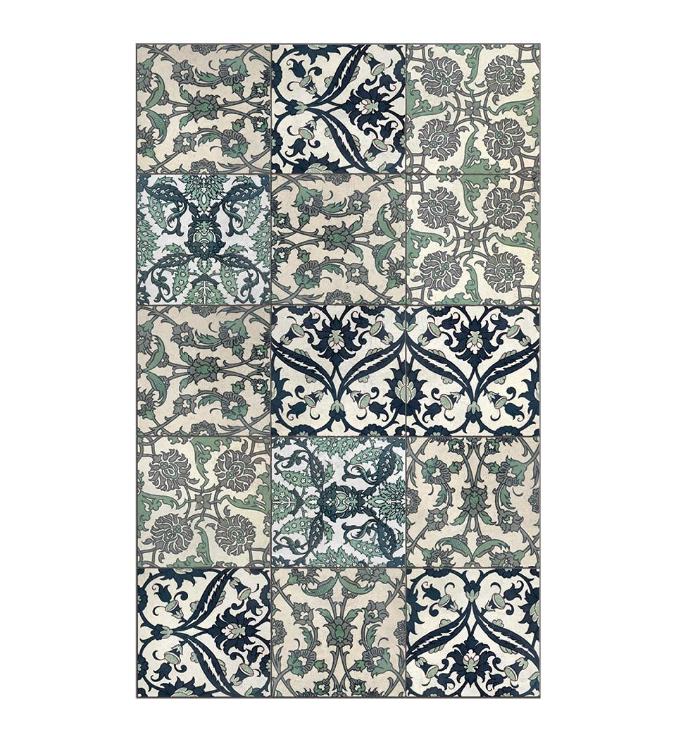 Armenian Eclectic Concrete vinyl rug packshot