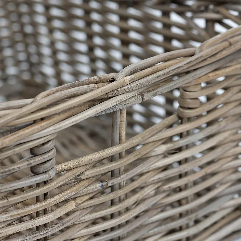 Arlington Low Rectangular Kubu Utility Basket - Small