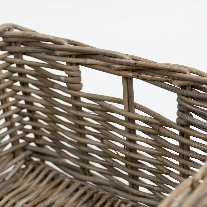 Arlington Low Rectangular Kubu Utility Basket - Small