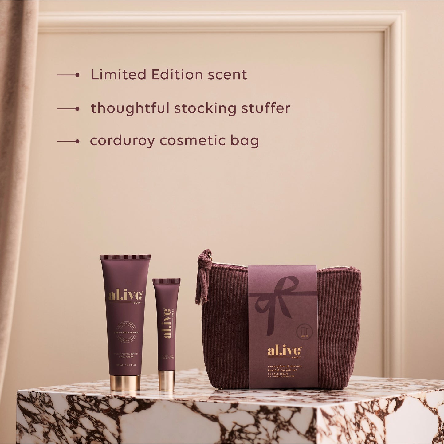 Hand & Lip Gift Set - Sweet Plum & Berries