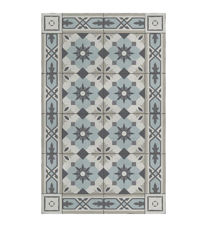 Amsterdam Light Blue vinyl rug packshot