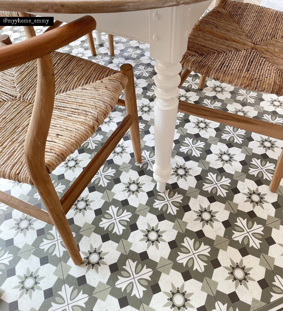Amsterdam Forest vinyl rug lifestyle view