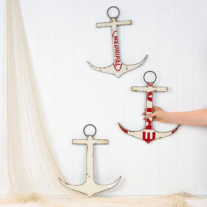 Metal Anchor - Admiral White