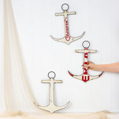 Metal Anchor - Admiral White