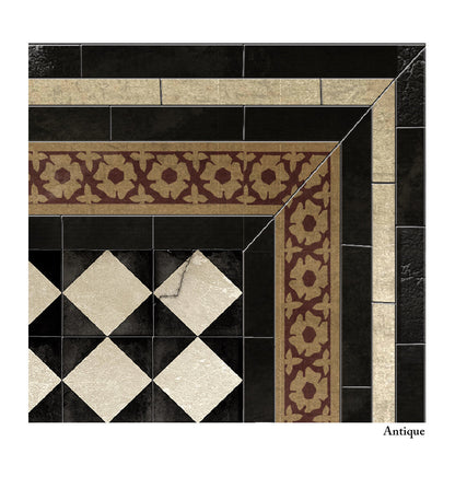Beija Flor antique tile finish detail