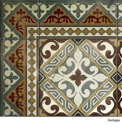 Flor de Lis Classic Antique finish detail