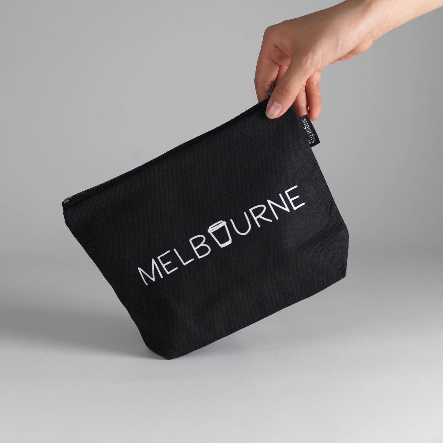 Melbourne Latte Clutch - Black