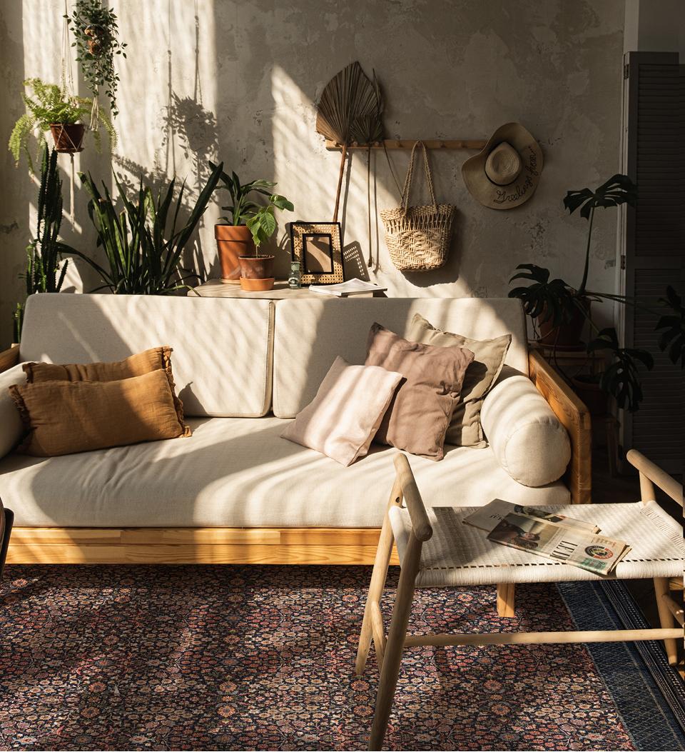 Bohemian Garden Spring Vinyl Rug Alternative Lifestyle