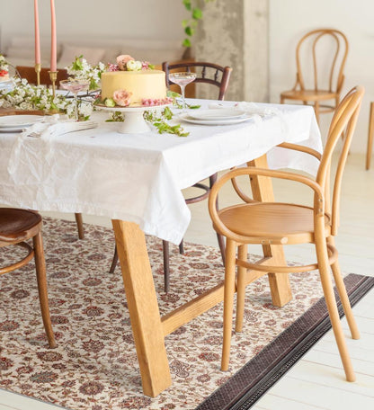 Bohemian Garden Fall Vinyl Rug Lifestyle