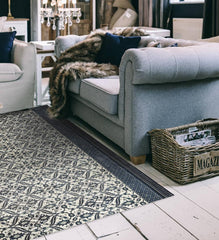 Bohemian Garden Winter Vinyl Rug