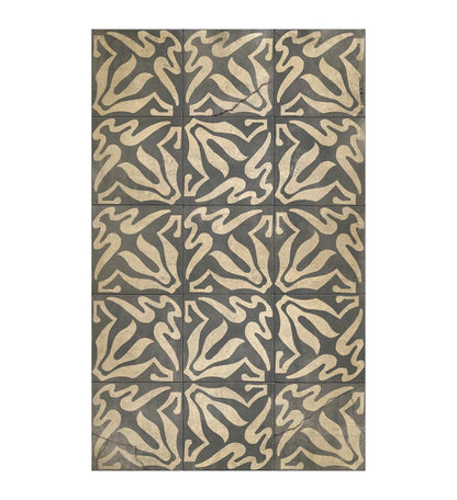 Borgo Lily Smoked Antique Vinyl Rug Packshot