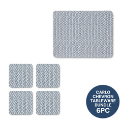 Carlo Chevron Tableware Bundle
