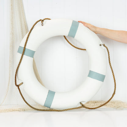 Life Ring White & Duck Egg Blue - Pre Order