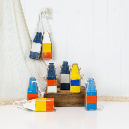 Buoys Small - White, Yellow & Orange