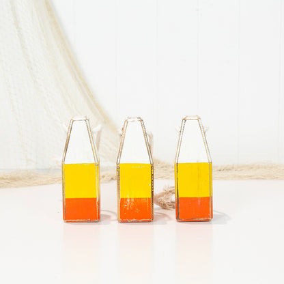 Buoy Small - White, Yellow, & Orange