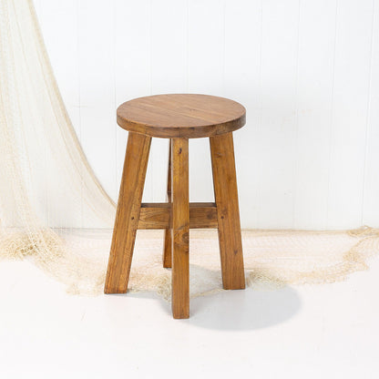 Round Wooden Stool #8003