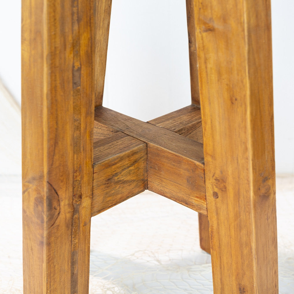 Round Wooden Stool #8003